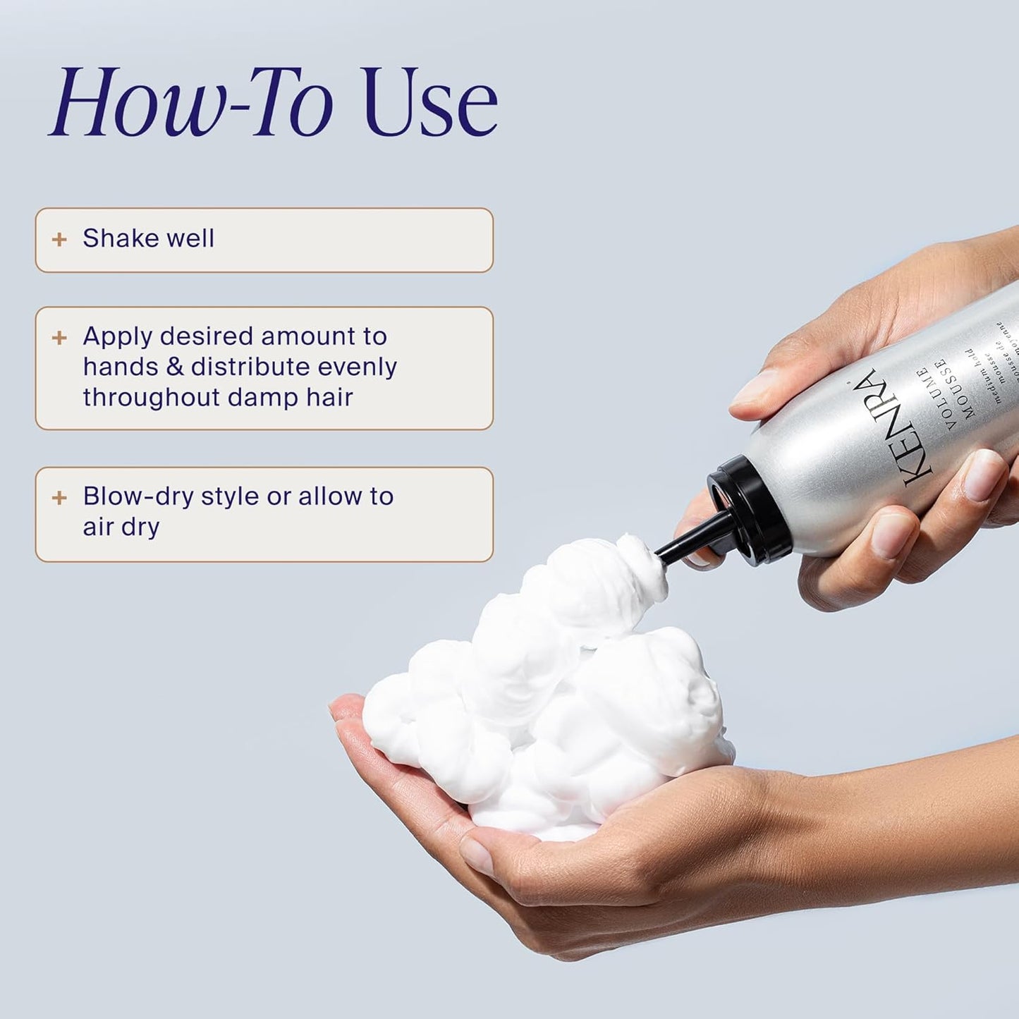 Skiennix Professional Volume Mousse 12 - Firm Hold, Alcohol-Free Formula | Tames Frizz & Conditions