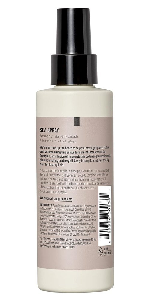AG Care Sea Spray - Beachy Wave Finish for Effortless Texture | 4.6 Fl Oz