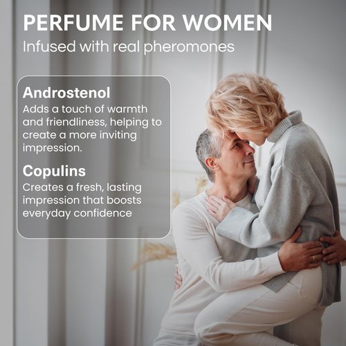 GODA Pheromones Perfume for Women - Long-Lasting Jasmine & Rose Fragrance, Vegan & Cruelty-Free | 15ml/0.50 fl. oz