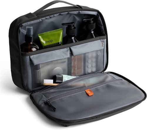 Bellroy Hanging Toiletry Kit Plus - 8 Liter Travel Bag for Easy Organization | Black