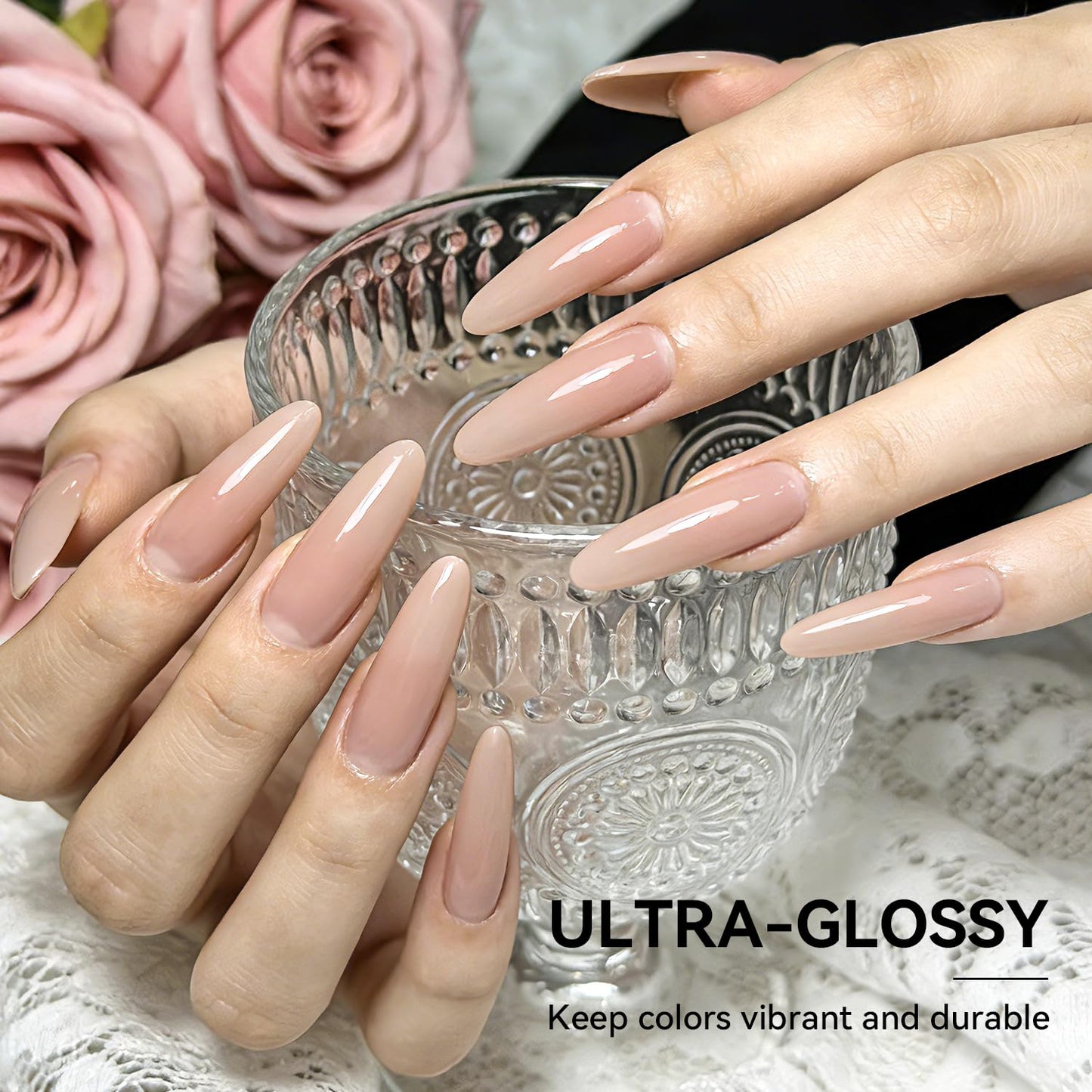 Skiennix Top Coat Clear Nail Polish - Quick Dry, High Shine, Long Lasting Gloss | 16.5ml