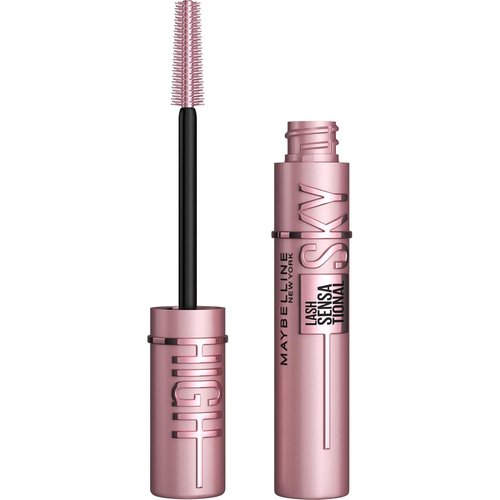Maybelline Lash Sensational Sky High Mascara - Volumizing & Lengthening Formula, Blackest Black, 1 Count