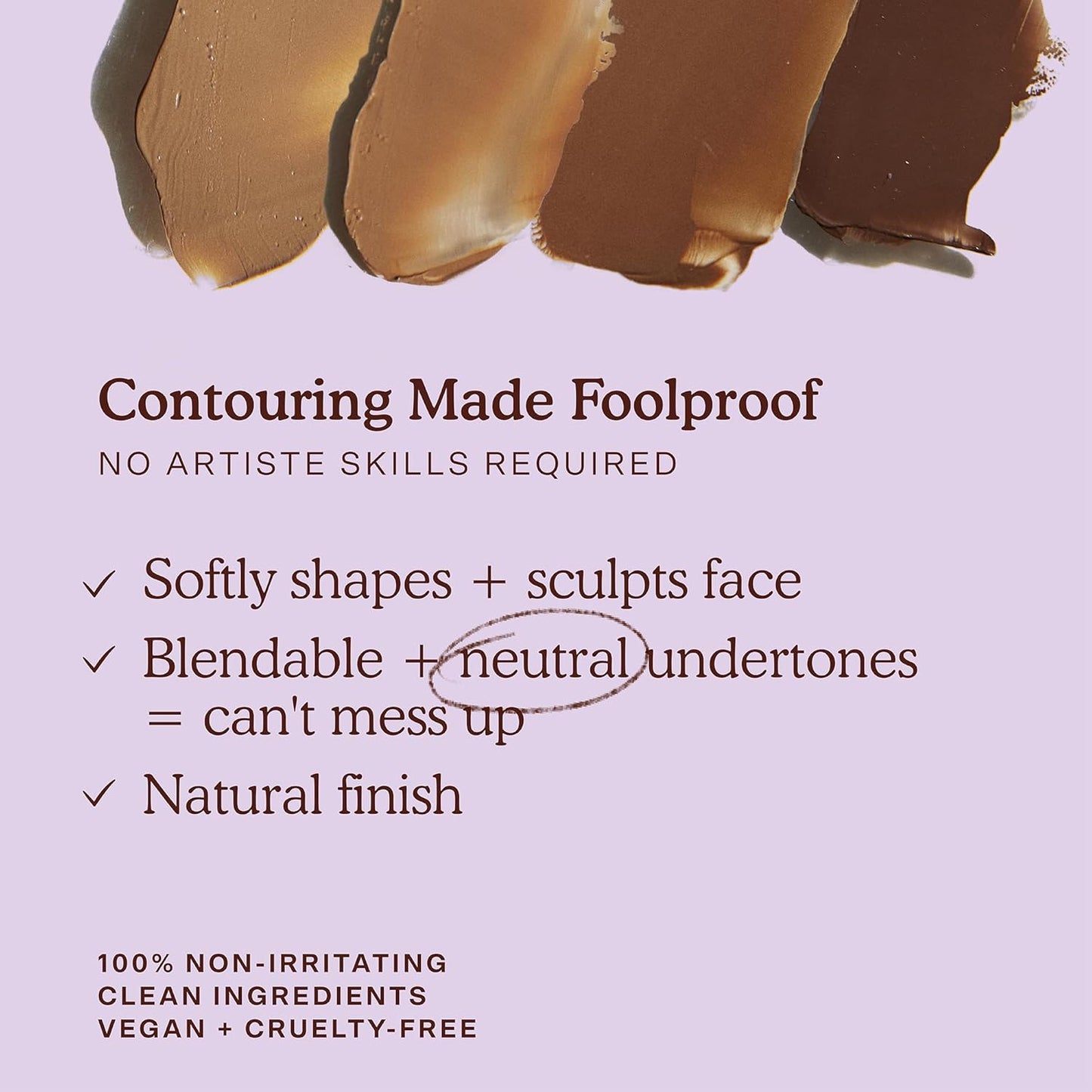 Tower 28 Sculptino Cream Contour - Foolproof Matte Bronzer Balm for Sensitive Skin - Deep Neutral (0.16 oz)