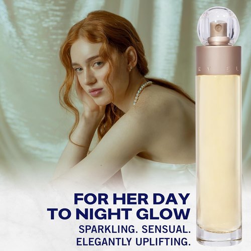 Perry Ellis 360° Eau De Toilette Spray for Women - Light Floral Perfume, Long Lasting | 3.4 fl oz (100 mL)