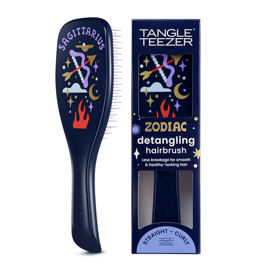 Tangle Teezer Zodiac Ultimate Detangler Hairbrush - Eliminates Knots & Reduces Breakage for All Hair Types | Sagittarius