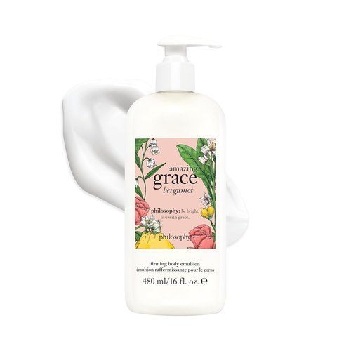 Philosophy Amazing Grace Firming Body Emulsion - Luxurious Scented Lotion with Shea Butter - Fast Absorbing Hydration for All Skin Types