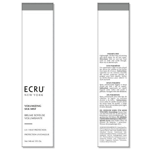 ECRU New York Volumizing Silk Mist - Texturizing Hair Shine Spray | 5oz for Luxurious Volume