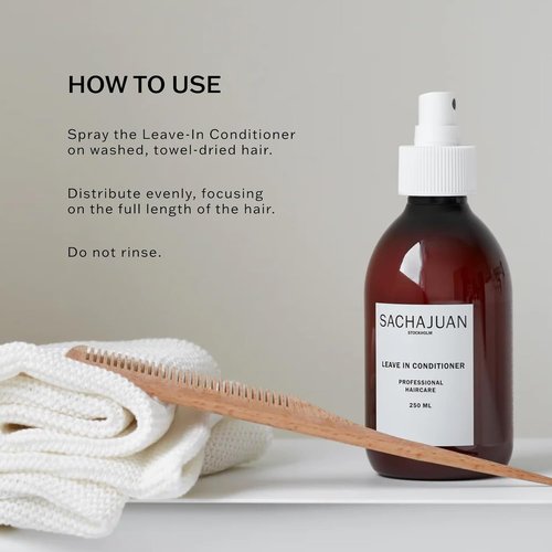 SACHAJUAN Leave-In Conditioner - Lightweight Hydration & Shine with Ocean Silk Technology | 3.4 oz