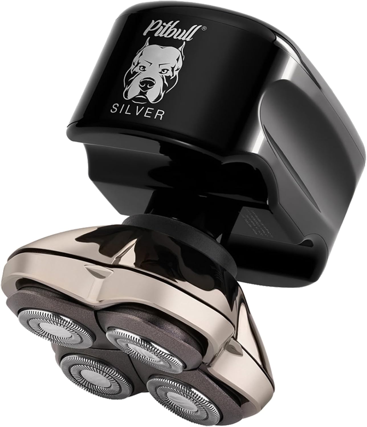 Skull Shaver - Pitbull Silver PRO SX5 Head & Face Shaver for Effortless Grooming