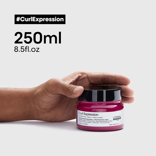 L'Oréal Professionnel Paris Curl Expression Mask - Moisturizes & Pre-Detangles Curly Hair, Paraben-Free