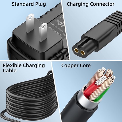 BaByliss PRO Charger - 4.5V Power Adapter for FX788, FX787, FX870, FX820, FXSSM, FX726, FX825 Clippers