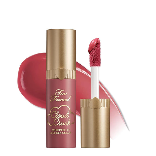 Too Faced Cloud Crush Whipped Lip & Cheek - Creamy Multi-Use Formula with Hyaluronic Oil for Longwear Flush