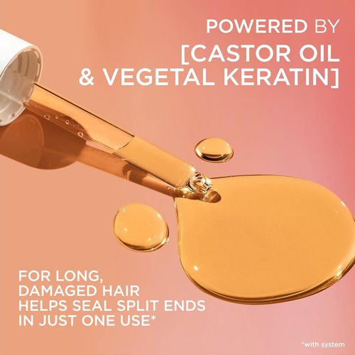 L'Oreal Paris Elvive Dream Lengths Shampoo - Restores Long, Damaged Hair with Fine Castor Oil & Vitamins | 28 Fl Oz