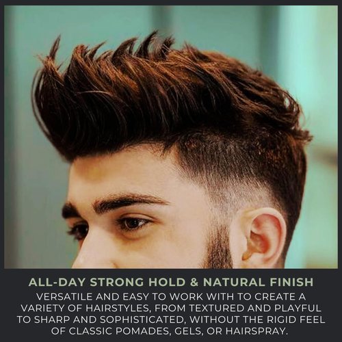 Brightside Firm Clay Wax - Strong Hold with Natural Finish - Water-Based Blend for All Hair Types | 2.5oz