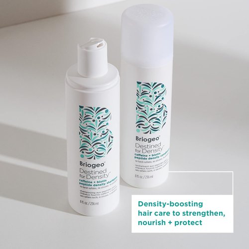 Briogeo Destined for Density Conditioner - Caffeine & Biotin Peptide Formula for Thicker, Voluminous Hair | Silicone-Free, Vegan & Cruelty-Free
