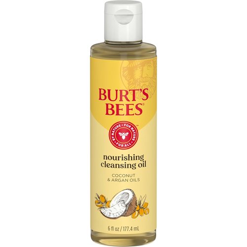 Burt's Bees Nourishing Cleansing Oil - Coconut & Argan Oils for Normal to Dry Skin | 6 Fl. Oz.