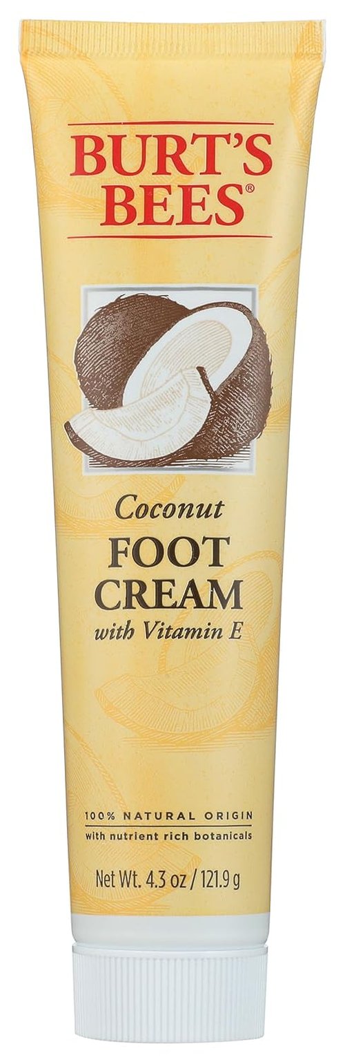 Burt's Bees Coconut Oil Foot Cream - Deep Moisturizing Relief | 4.3 Oz