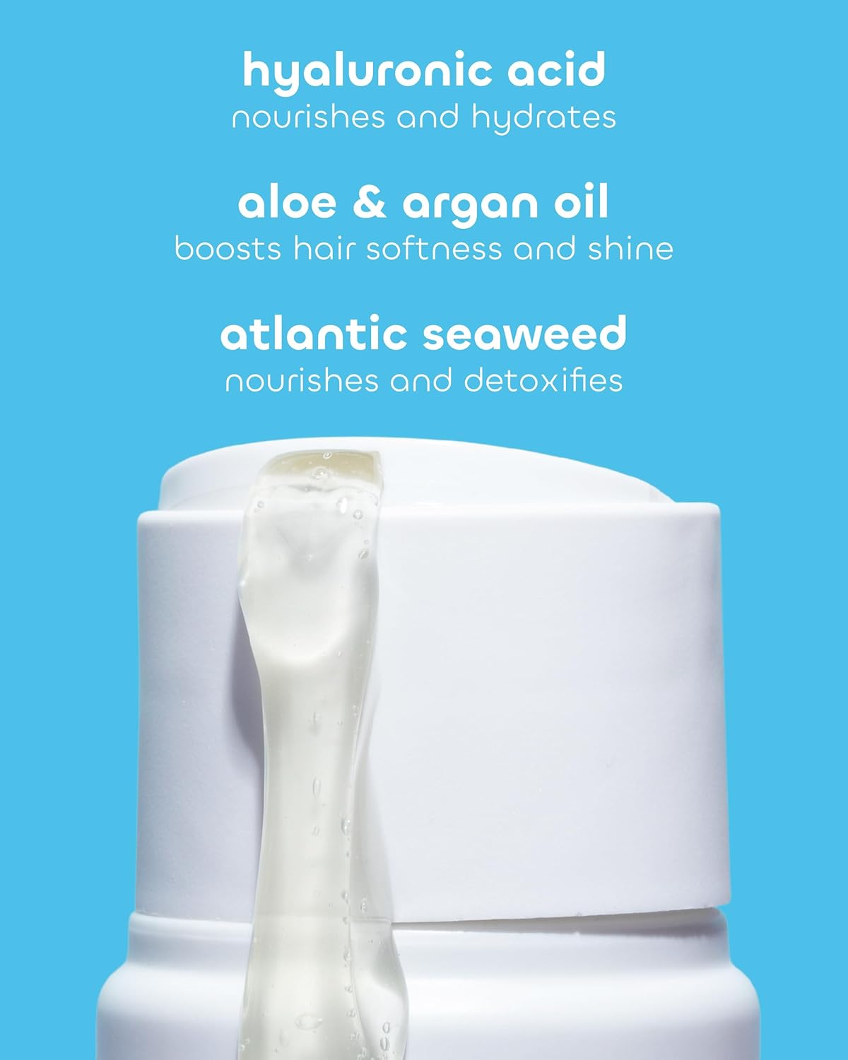 Seaweed Bath Co. Gentle Shampoo - Nourishing Formula With Hyaluronic Acid & Aloe - Unscented, 12 oz