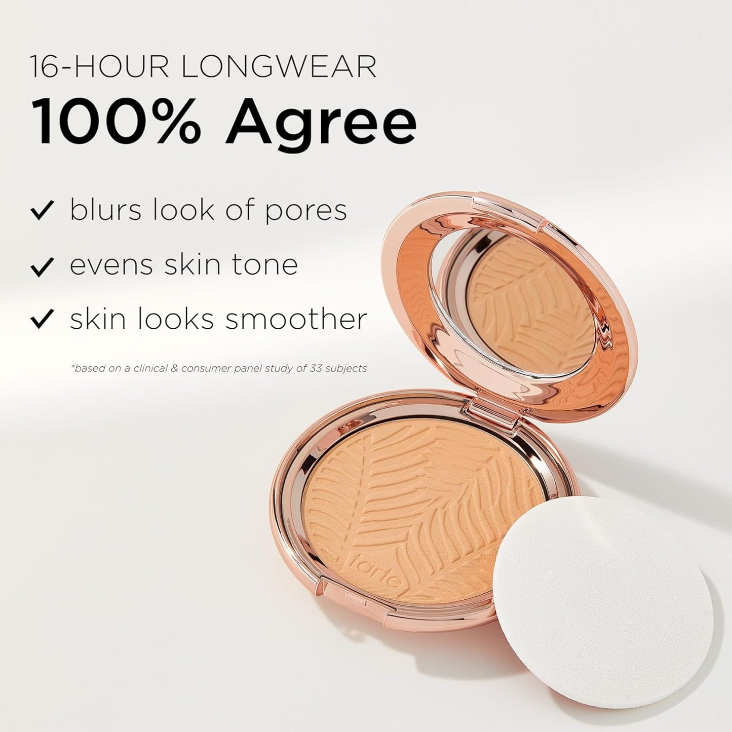 Tarte Amazonian Clay Foundation - Blurring Powder for Flawless Skin | Lightweight & Long-Lasting