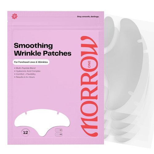 Morrow One - Peptide-Infused Forehead Wrinkle Patches - Overnight Anti-Aging Treatment, 36 Count