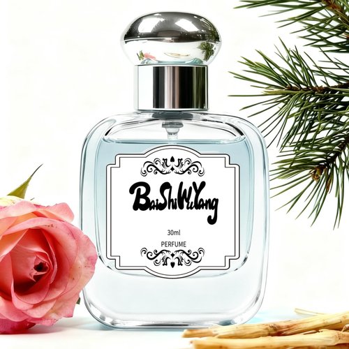 Floral Woody Perfume, Eau De Parfum,With Notes of Rose, Vanilla, Sandalwood, Musk & Cedar – Long Lasting Unisex Fragrance, 30ml / 1fl oz