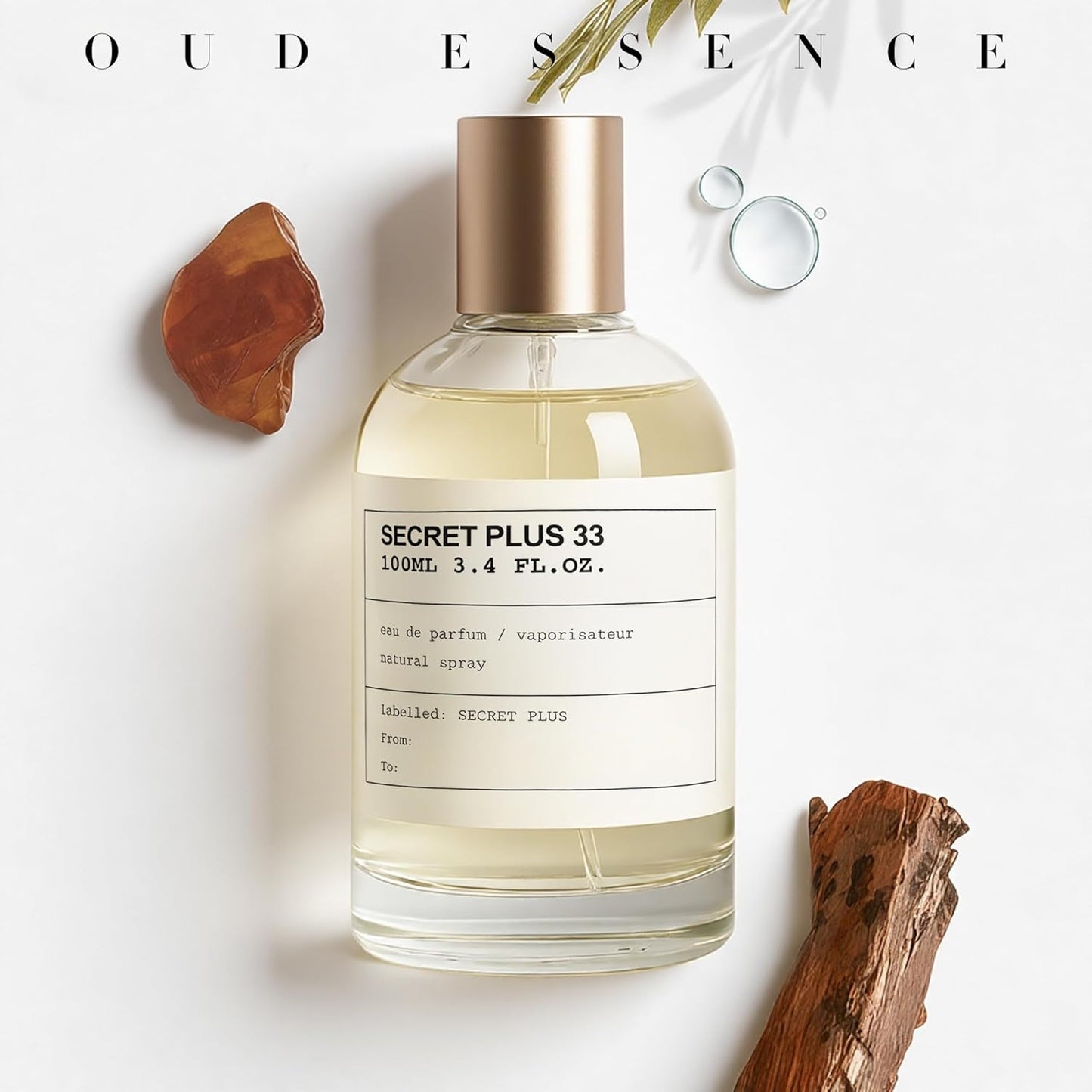 SECRET PLUS 33 Eau de Parfum for Men - 100ml Long-Lasting Cologne Spray | Perfect Gift Option