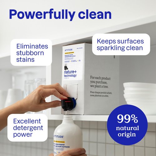 ATTITUDE All Purpose Cleaner Spray, EWG Verified, Vegan, Unit