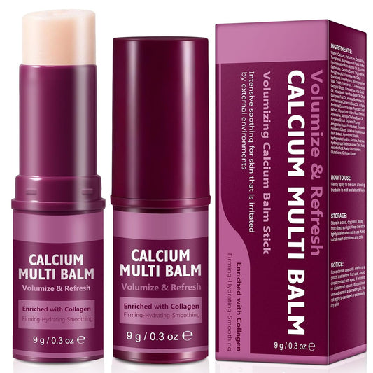 Skiennix Calcium Multi Balm Stick - Firming, Hydrating & Smoothing for Eyes, Face & Neck | 2PCS Set