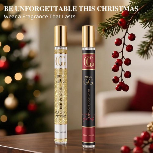 OFUN Perfume for Women, 4 Pack 35ml Perfumes Samples Set, Mini Travel Size Perufme Set, Long Lasting Fruity and Floral Parfum,Hair & Body Perfume Spray, Christmas Gifts Stocking Stuffers