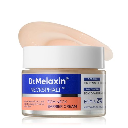 Dr. Melaxin Neck Firming Cream - Anti-Aging Tightening & Lifting for Sagging Skin | 1.69 fl oz (50ml)