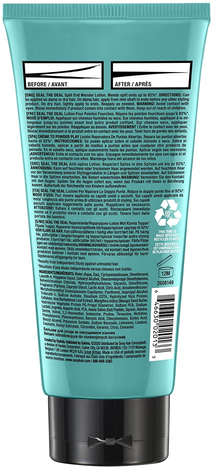 SexyHair Healthy Seal Split End Mender Lotion - Nourishing Formula for All Hair Types
