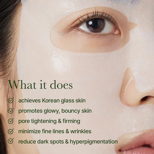 ARENCIA Hyssop Glow Sheet Mask - Hydrating & Repairing | 5 Pack for Youthful Skin with Vitamins A, C, E