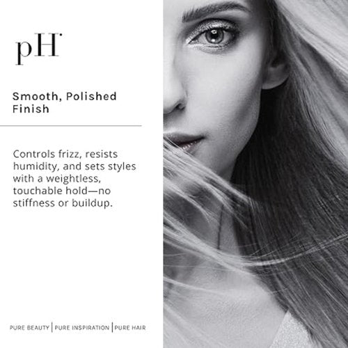 pH PURE HAIR Extra Hold Hairspray - Strong, Anti-Frizz & Humidity-Resistant Non-Aerosol Hair Spray with Floral Scent - Fast-Dry - 10.1 oz