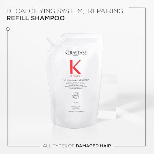 Kerastase Premiere Sulfate-Free Shampoo - Strengthens & Smoothes Damaged Hair, Citric Acid Formula