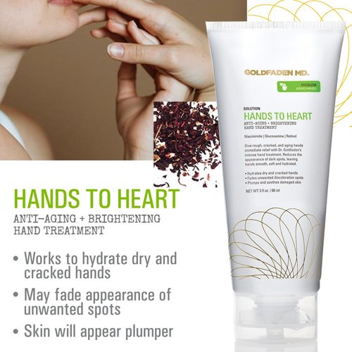 GOLDFADEN MD Hand Treatment Oil - Anti-Aging & Brightening Grapefruit Formula | 3 Fl. Oz.