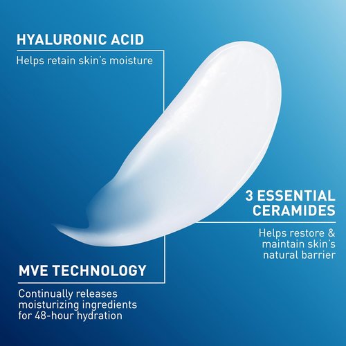 CeraVe Daily Moisturizing Lotion - Hydrating Body & Face Moisturizer with Hyaluronic Acid | 19 Ounces, Fragrance-Free