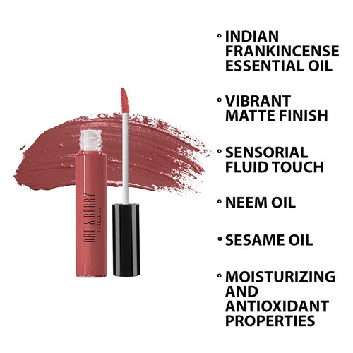 Lord & Berry Timeless Kissproof Liquid Lipstick - Ultra Light, Long-Lasting & Vegan Formula for Smooth Lips