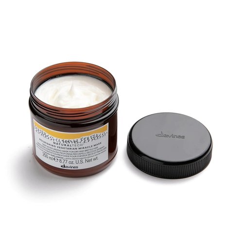 Davines Naturaltech Nourishing Miracle Mask - Hydrating & Restructuring Treatment for Dry Hair | 8.45 Fl Oz