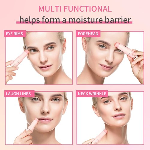 KIMUSE Hydrating Multi Balm Stick - All-in-One Lip Balm, Eye Cream & Neck Cream for Moisturizing Skin