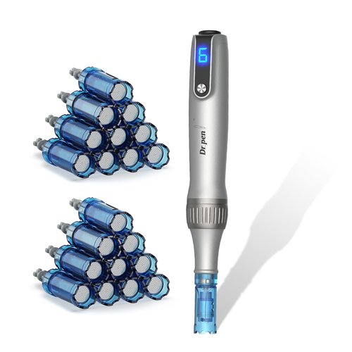Microneedle Roller Pen for Home Use - Microneeding Derma Roller Pen for Women Men - Micro Needle Roller Pen for Skin Tools-0.24MM