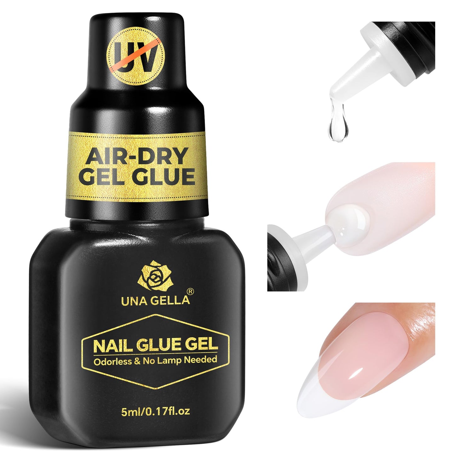 UNA GELLA GEL NAIL TIPS FOR ACRYLIC NAIL TIPS SOFT GEL TIPS