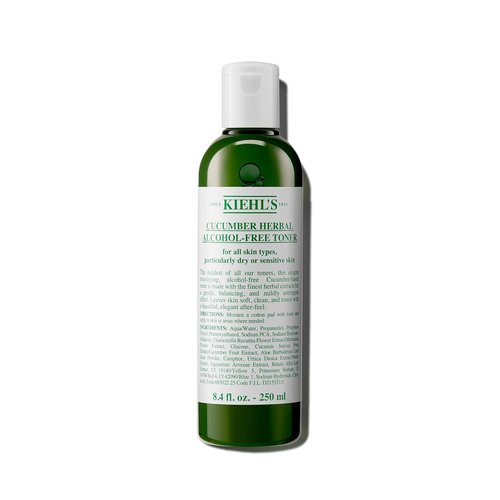 Kiehl's Cucumber Herbal Toner - Alcohol-Free Facial Toner for Dry & Sensitive Skin, Paraben-Free