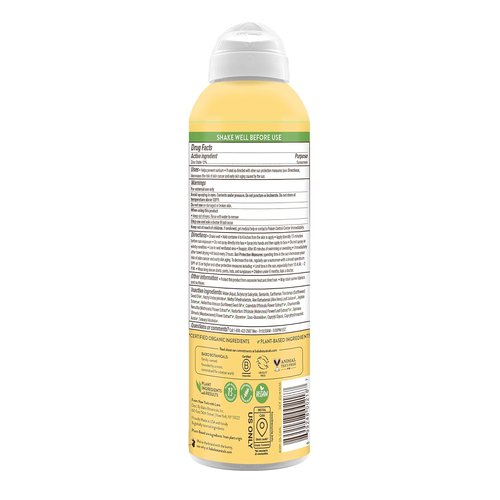 Babo Botanicals Sheer Zinc Sunscreen Spray SPF 30 - Natural Zinc Oxide - Water Resistant & Vegan - For Sensitive Skin