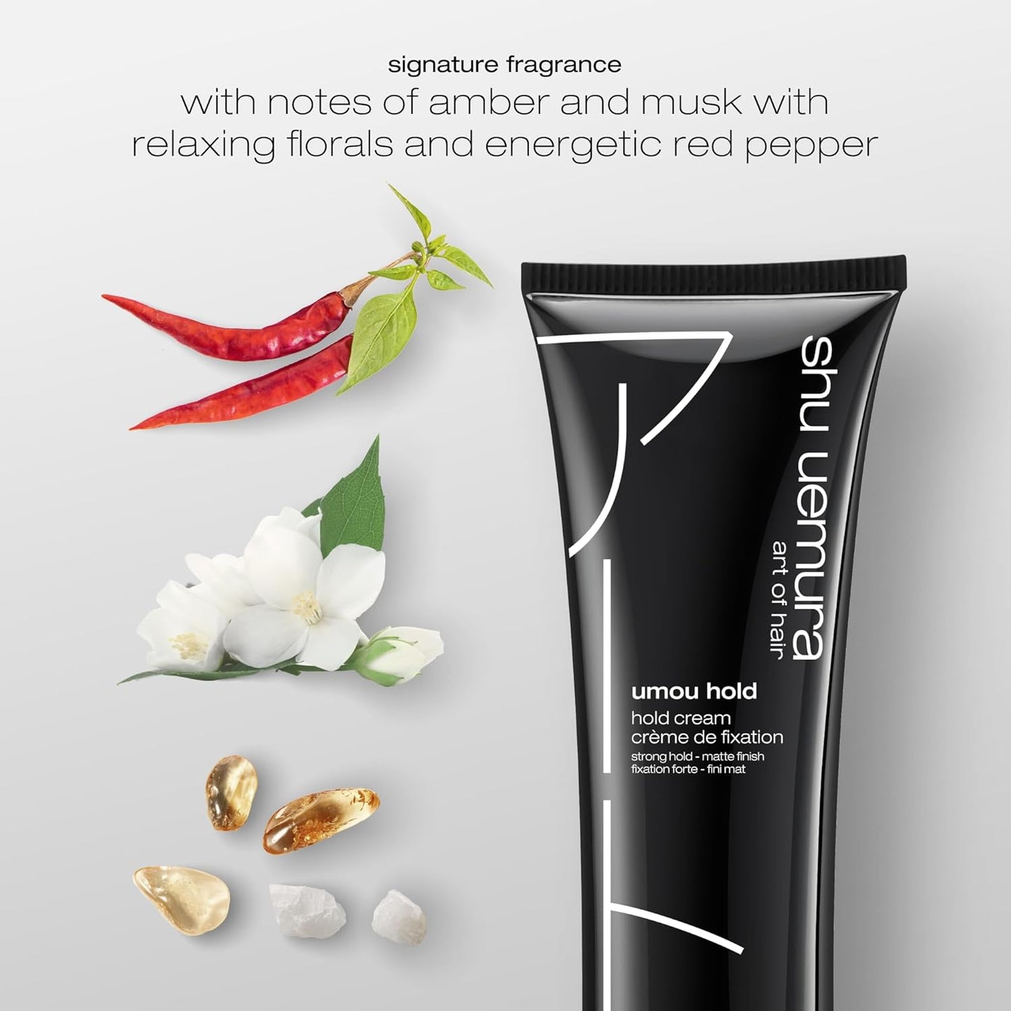 Shu Uemura Art of Hair Umou Hold Hair Cream - Long-Lasting Hold & Natural Shine, 3.4 Fl Oz