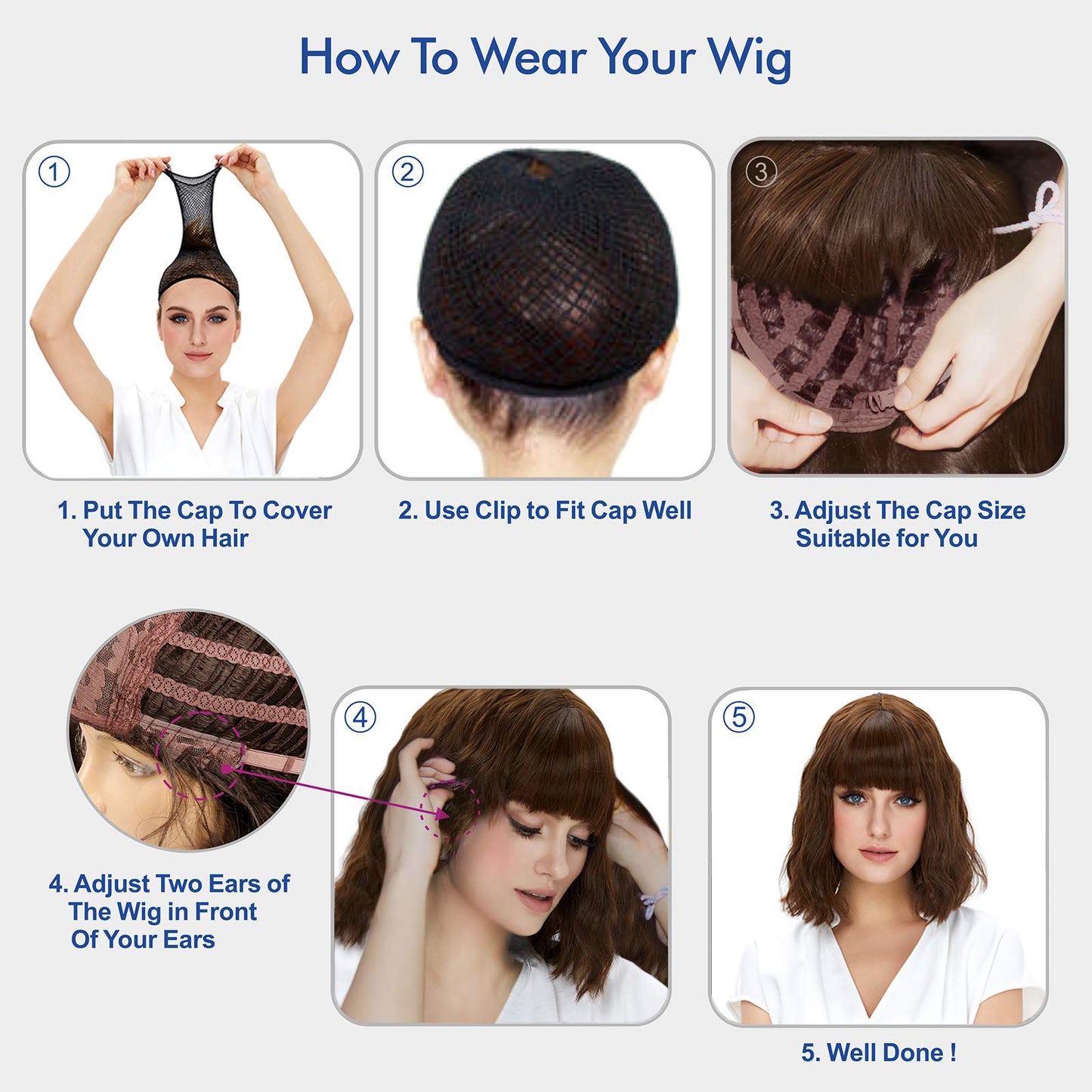 MEDISIFA Mullet 70s 80s Wig with Bangs Dark Brown Long Disco Hair Curly Men Wigs for Mens Man Male Hippie Rocking 80s Them Party Cosplay Costume Anime Heat Resistant Synthetic Hair Wig 70's Wig