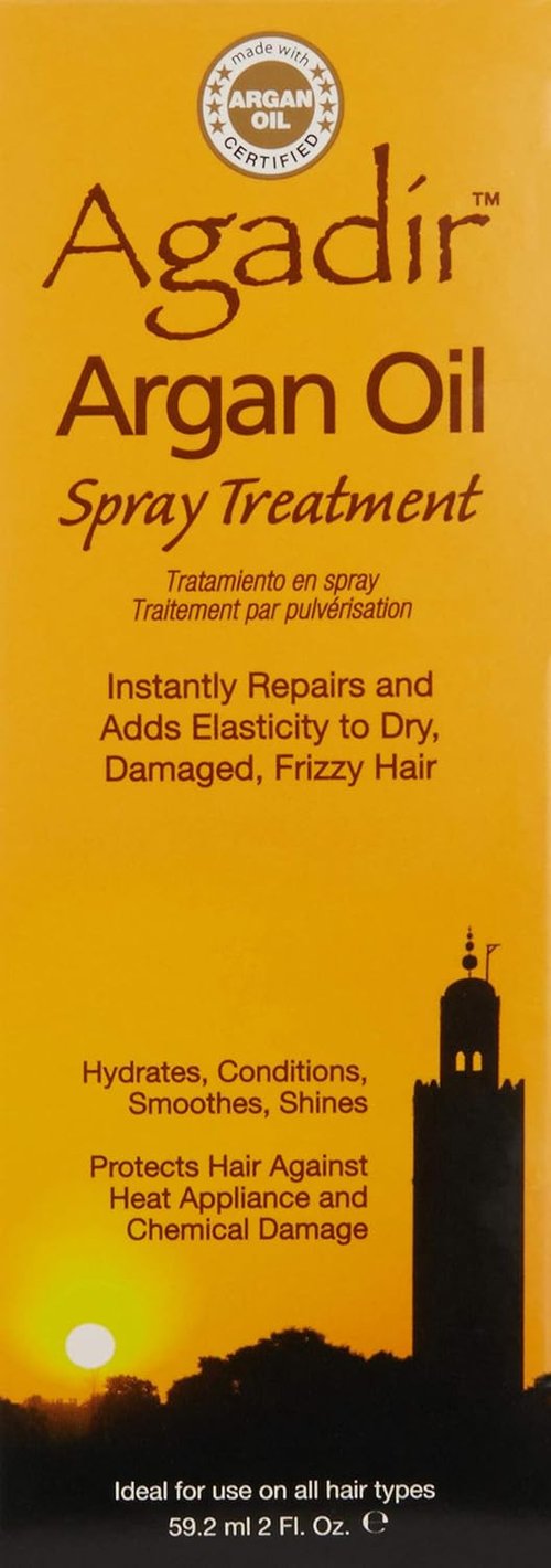 AGADIR Argan Oil Spray Treatment - Nourishing Hair Care, 2 Fl Oz