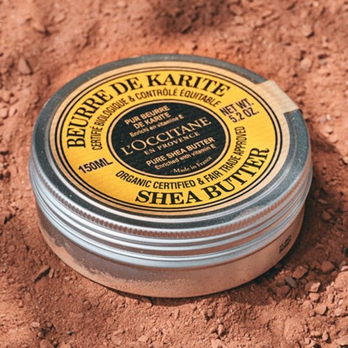 L’Occitane Organic Shea Butter Balm - Multi-Use Moisturizer with Vitamin E for Dry Skin, Hair & Lips