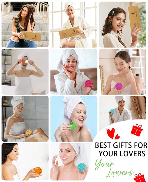 Shower Steamers Aromatherapy - 8 Pack Organic Shower Bombs with Shower Steamer Tray/Holder, Natural Essential Oil Self Care Relaxation, Birthday/Home Spa Relief, Gifts for Women, Wife, Her, Mom