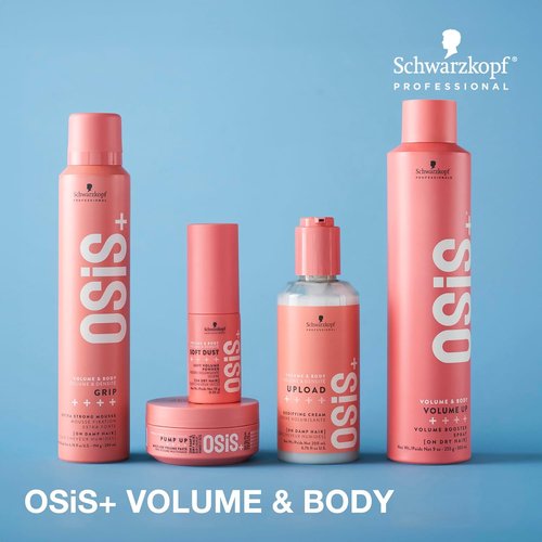 OSiS+ Grip Extreme Hold Mousse - Extra Strong Volume Control with Heat Protection