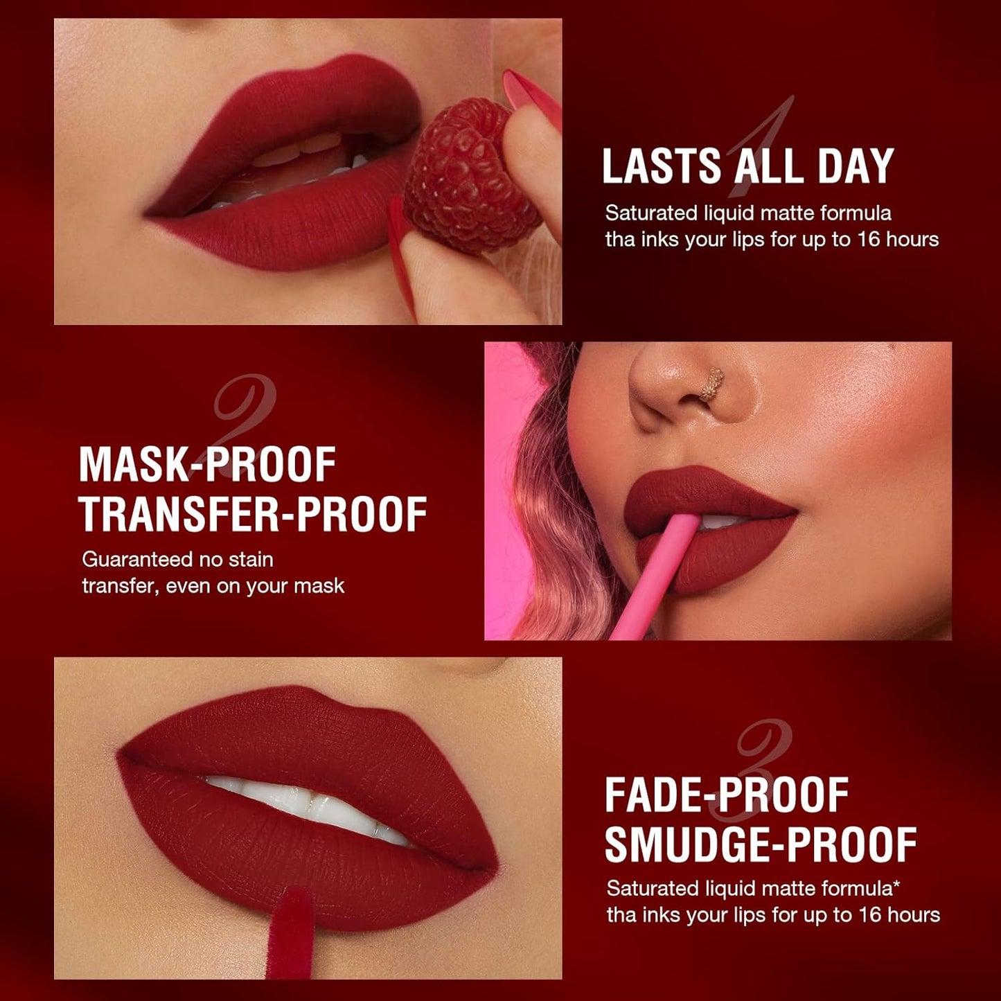 BestLand 12-Piece Matte Liquid Lipstick & Lip Liner Set - Waterproof, Long-Wear Velvet Nude Stains